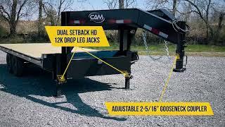 Feature Callout | Standard Duty Deckover - Flatbed with Gooseneck | CAM Superline