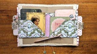 Easy Multi-Pocket from ONE 12x12 sheet of paper - Junk Journal