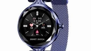 H1 1.04 inch IPS Color Screen Women Smartwatch IP67 Waterproof