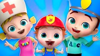 Job profession | Nursery Rhymes & Kids Songs Cartoon