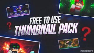 Minecraft Thumbnail Pack For Android/iOS | 5 Free to use Minecraft thumbnails | @darkmyno