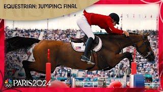 USA's SUPERB final run clinches silver in equestrian team jumping | Paris Olympics | NBC Sports