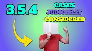 3.5.4 Cases judicially considered