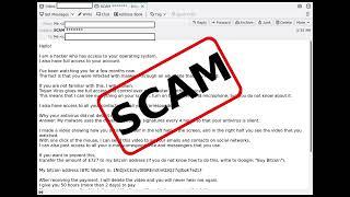 'I am a hacker who has access to your operating system' Email Sextortion Scam