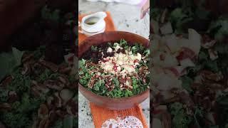 Kale Apple Salad #salad #recipes