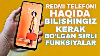 REDMI telefonlarini sirli TOP 3 funksiyasi | Redmi android telefon sirlari 2022