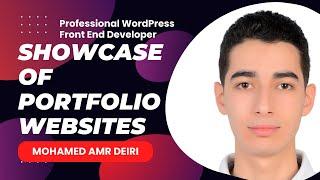 Showcase of Portfolio Websites Video | Mohamed Amr Deiri