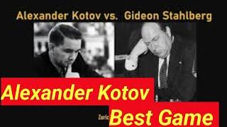 Alexander Kotov vs Fyodor Duz_ khotimirsky.Historic Chess Match: Kotov vs. Duz-Khotimirsky.#kotov