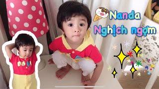 Sự nghịch ngợm đáng yêu của con trai Nguyệt Ánh