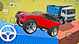 DRIVE FORTUNER 4x4 AND DUMPER TRUCK  TOP FLOOR ON GAME #dumptruck #gaming #gameplay #fortuner