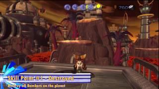 Ratchet & Clank (HD) - All Skill Points & Gold Bolts (Gaspar)