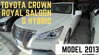 Toyota crown royal saloon G hybrid |Model 2013| 2023 custom auction brand new ️ #galaxymotors