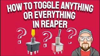 How to Toggle Everything or Anything in REAPER