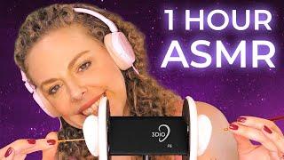 ASMR  INTENSE 1 Hour Corrina Rachel Solo! Binaural Ear Cleaning, Soft Whispers using 3Dio