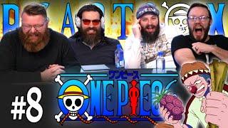 One Piece #8 REACTION!! "Who Will Win? Showdown Between the True Powers of the Devil Fruit!"