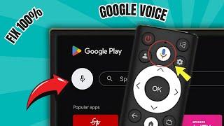 Smart Tv Google Assistant Not Working | Google Tv Microphone Not Working Problem Solved