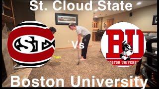 COLLEGE KNEE HOCKEY: ST. CLOUD STATE VS BOSTON UNIVERSITY