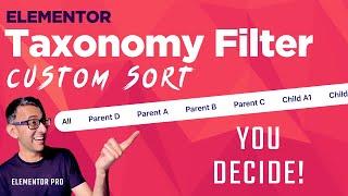 Custom Sort Elementor's Taxonomy Filter