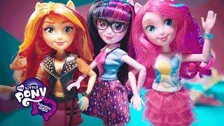 My Little Pony: Equestria Girls - Sunset Shimmer, Rainbow Dash, Pinkie Pie&Twilight Sparkle Dolls