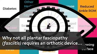 There's more to heel pain / plantar fasciopathy (fasciitis) than biomechanics...