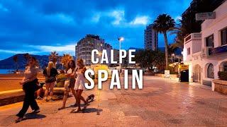 Calpe  Spain - Late Evening Walk June 2024 [4K 60 FPS]