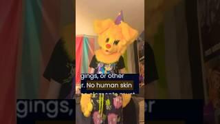 this is so dangerous!! especially during the summer?? #furry #fursuit #furries #shorts