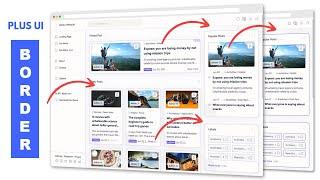 Add Border to Plus UI  | Plus UI Customization Tutorial