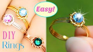 The 'Lazy Ring' Tutorial - EASY DIY Rings Anyone Can Make In Seconds! ..or Minutes ;)