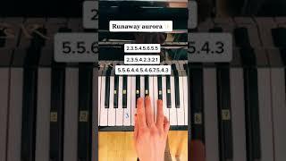 aurora - runaway (piano tutorial)