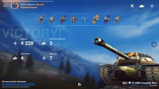 T110E4 Destroyer on World on Tanks Blitz - Super Fast Mode Shots |DominusBurnU| #wotblitz #wot