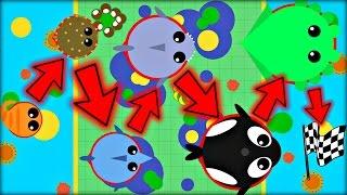 MOPE.IO ULTIMATE CHALLENGE EVER | ALL ANIMALS OCEAN TO OCEAN CHALLENGE |MOPE.IO NEW UPDATE (Mope.io)