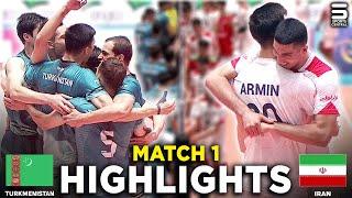 Full Highlights | Turkmenistan vs Iran | Match 1 | 2nd Engro Cava Volleyball Nations League 2024