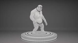 Troll 3D model Turntable.