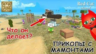 БАГИ И ПРИКОЛЫ С МАМОНТАМИ В БУГА БУГА РОБЛОКС | BOOGA BOOGA ROBLOX | Бесплатный VIP сервер Red Cat.