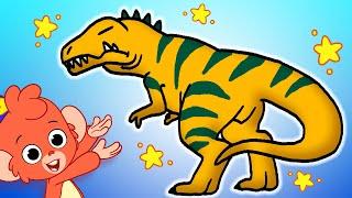 Club Baboo | G is for Giganotosaurus | Learn Dinosaur names and more with Baboo the monkey