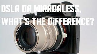 The difference between DSLRs and mirrorless cameras (AKIO TV)