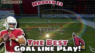 The Best Goal line Play In Madden 23! #madden23tips #gitg #whosmanzyt