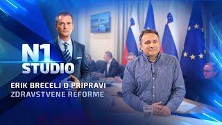 N1 STUDIO: Erik Brecelj o vodenju strateškega sveta, reformi, pritiskih in korupciji v zdravstvu