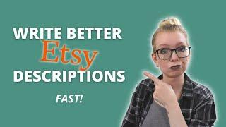 Write Etsy Listing Descriptions that CONVERT - Steal my strategy! | Type Nine Studio