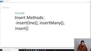 MongoDB - Insert Methods: insertOne(), insertMany(), insert()