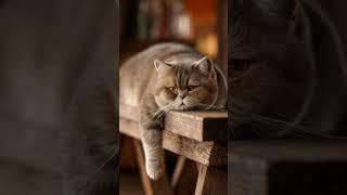  This Lazy Fluffy Cat Gets Poked Every 3 Seconds…