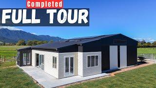 Custom Colour Steel Shed Home with Stables  | A Unique Build in Te Aroha by Waikato Sheds