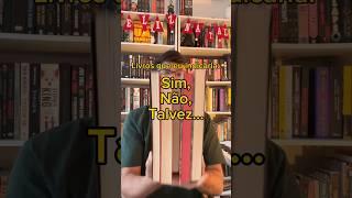 Indicação de livros: sim, não, talvez… #livros #booktube