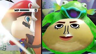 Super Mario Miitopia - Traveler Frog Boss Battle (Switch)