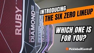 The Six Zero Pickleball Paddle Lineup Explained