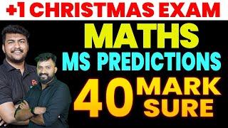 +1 MATHS CHRITSMAS EXAM MS PREDICTION | MS SOLUTIONS