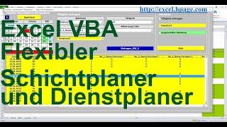 Flexibler Schichtplaner und Dienstplaner in Excel VBA