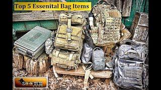 Top 5 Items for Survival Bags