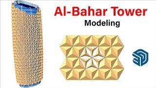 Al-Bahar Tower Modeling in SketchUp - TutorialsUp