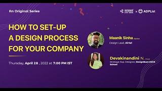 DesignBoat #5: How to set-up a Design Process | ADPList